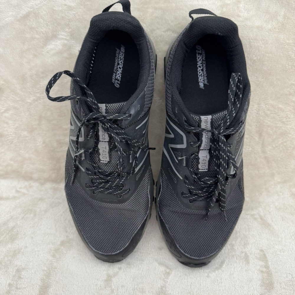 New Balance T410 V8 Trail Running Shoes Black Gray Men's Size 13 4E Wide - Picture 2 of 9